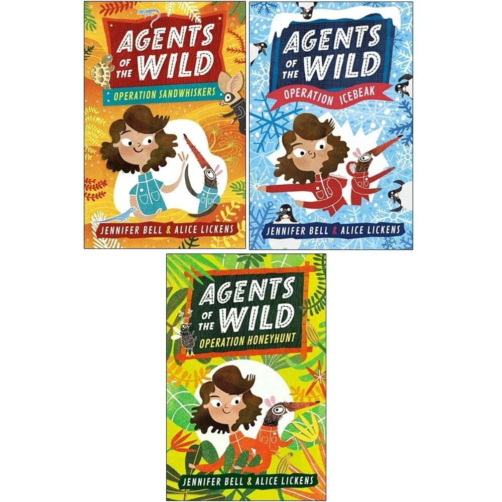 Agents of the Wild Series 3 Books Collection Set By Jennifer Bell