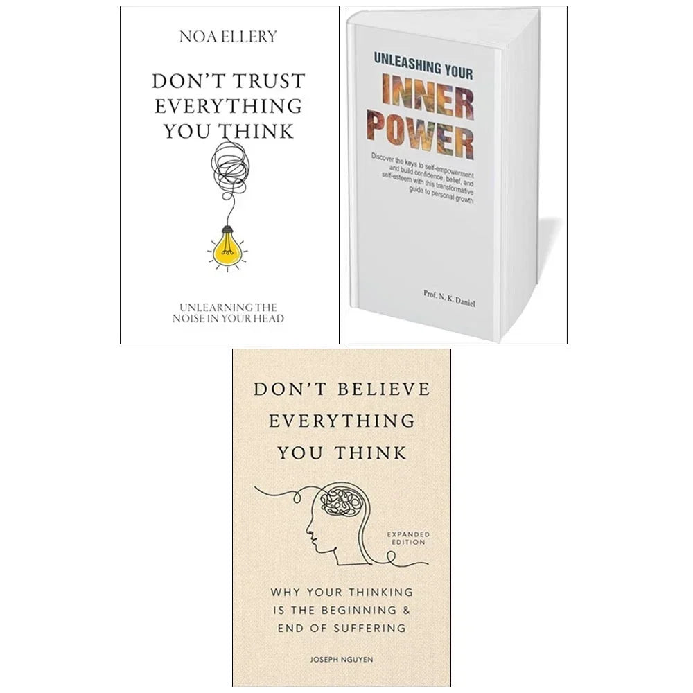 Don’t Trust Everything,Unleashing Your Inner,Don't Believe Every 3 Books Collection Set