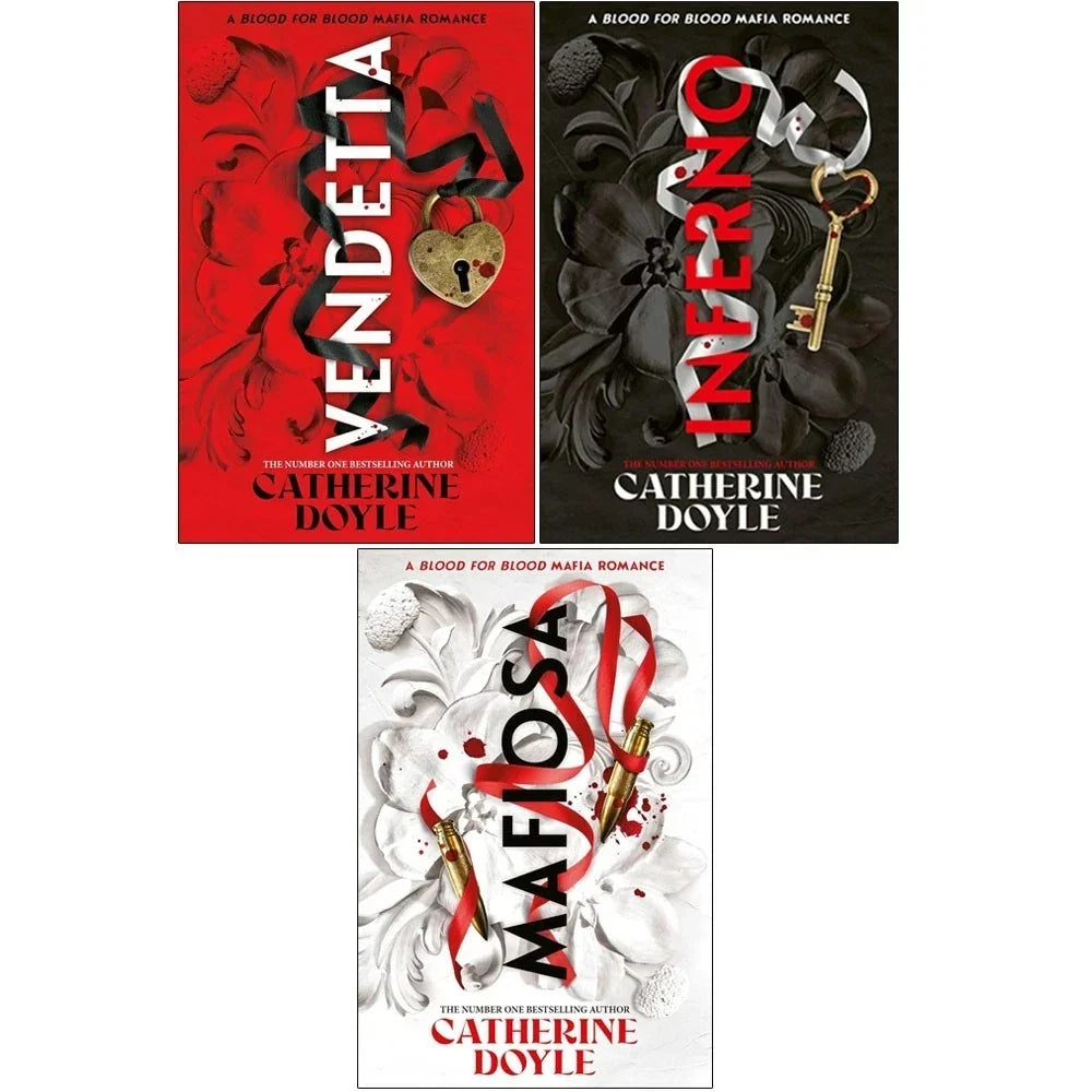 Blood for Blood Series 3 Books Collection Set By Catherine Doyle Vendetta(Vendetta ,Inferno & Mafiosa)
