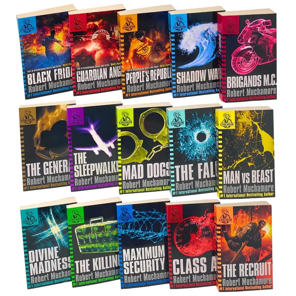 Robert Muchamore Cherub Series 15 Books Collection Set(Books 1 To 15)
