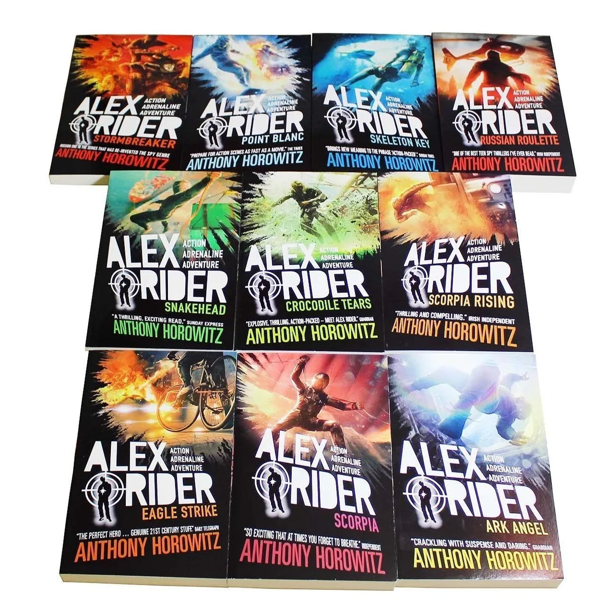 Alex Rider 10 Books Collection Box Set by Anthony Horowitz