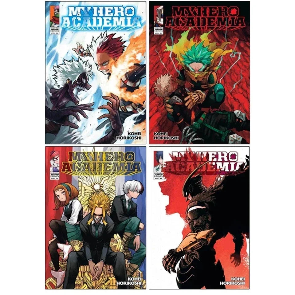 My Hero Academia 4 Books Collection Set By Kohei Horikoshi (Volume 36,37,39,40)