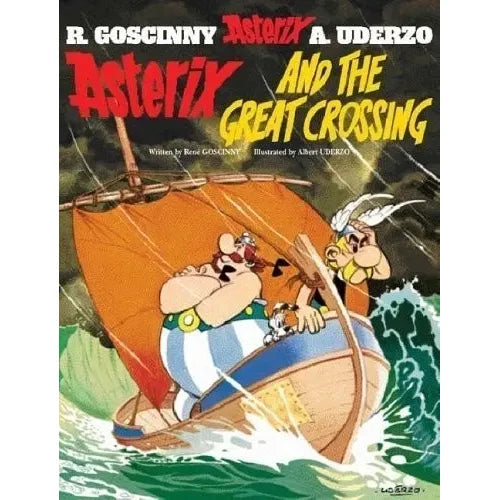 Asterix Series 5 Collection 4 Books Set(Asterix and Caesars Gift, Asterix and the Great Crossing ,Obelix and Co & Asterix and the Great Divide)