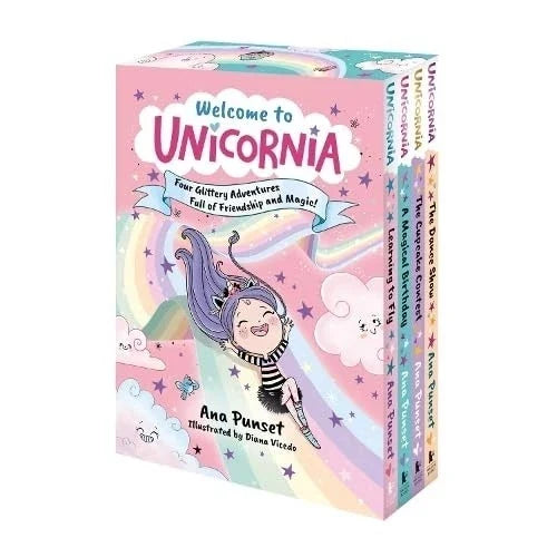 Welcome to Unicornia 4 Books Collection Box Set by Ana Punset