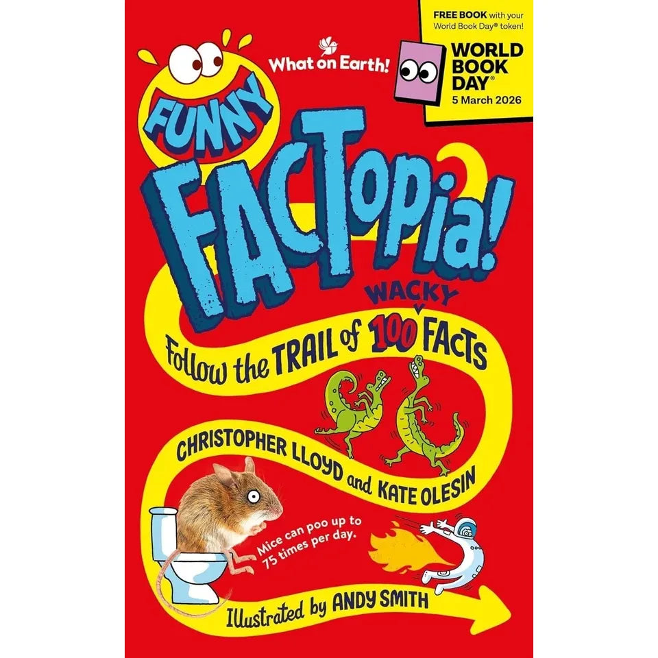 World Book Day 2026 Collection 6 Books Set(Bunny vs Monkey,Funny FACTopia!,Unbelievable Football,Against All Odds,Bear Rescue & The Big Bang!)