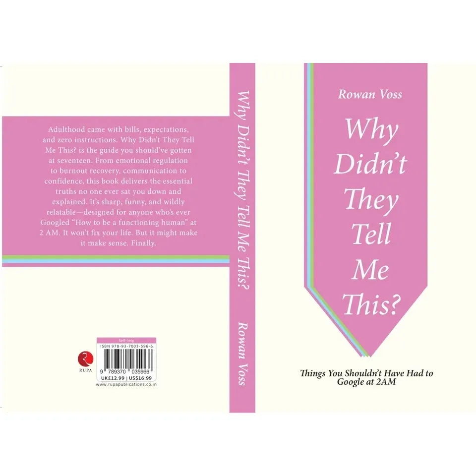 Why Didn't They Tell Me This? : Things You Shouldn't Have Had to Google at 2AM by Rowan Voss