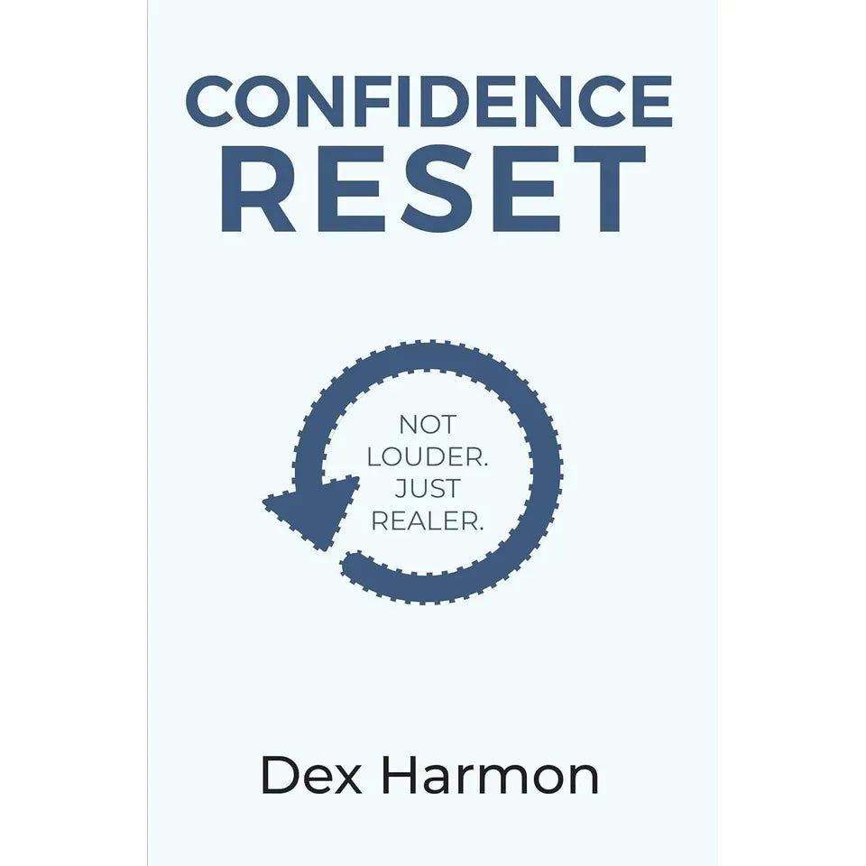 Confidence Reset Not Louder Just Realer By Dex Harmon, Confidence [h] By Roxie Nafousi 2 Books Collection Set