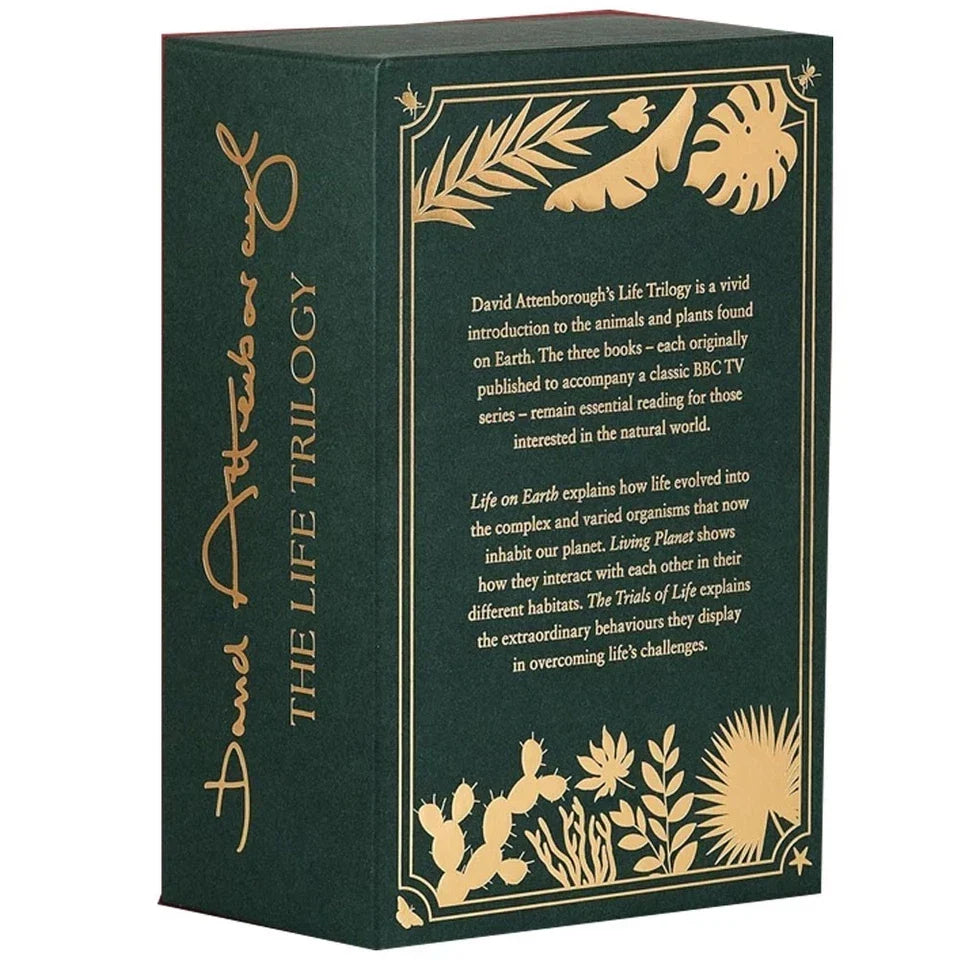The Life Trilogy 3 Books Collection Box Set by David Attenborough (Life on Earth, Living Planet & The Trials of Life)