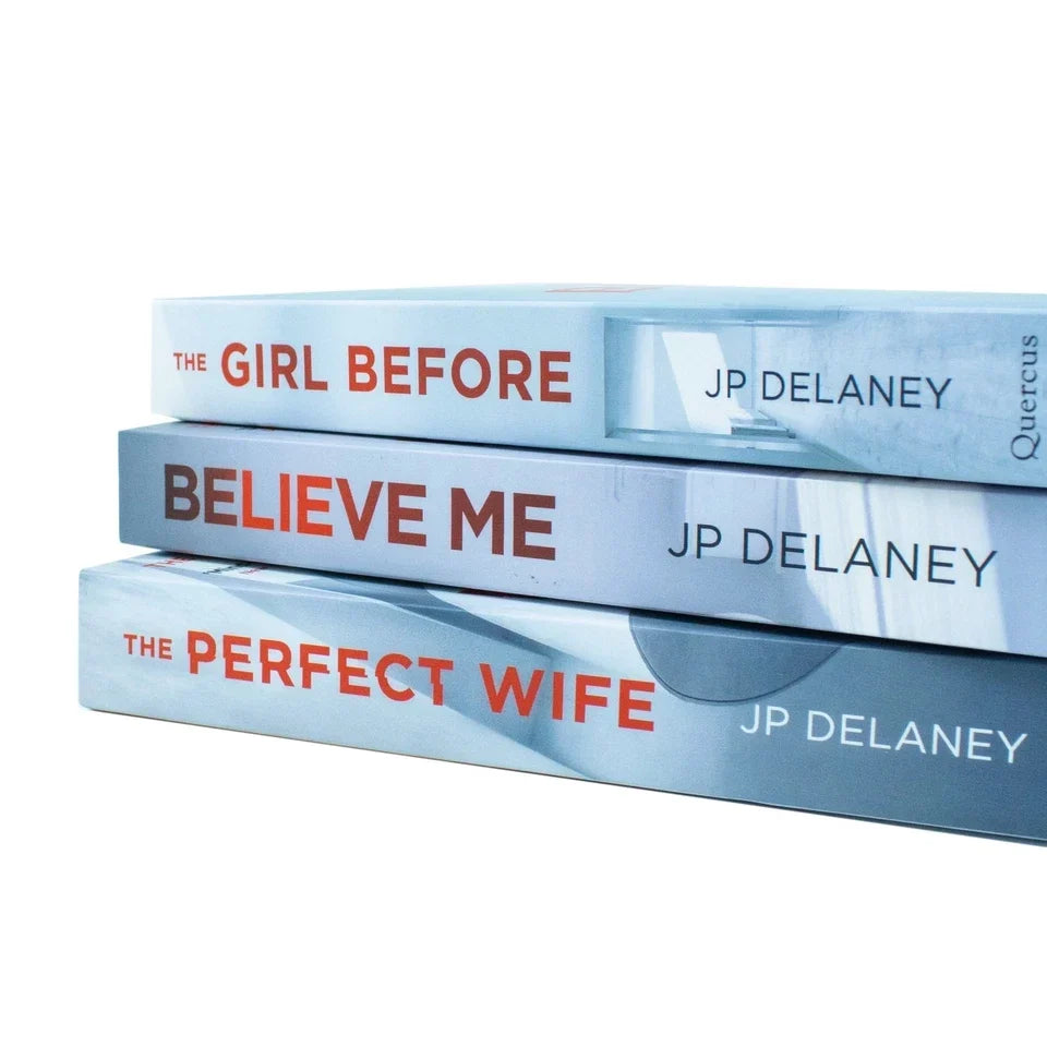 JP Delaney 3 Books Collection Set (The Girl Before, Believe Me  & The Perfect Wife)