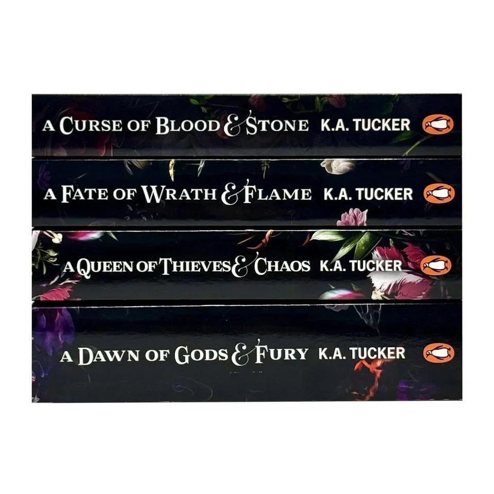 Fate & Flame Series Collection 4 Books Set By K.A. Tucker (A Fate of Wrath and Flame, A Curse of Blood and Stone & More)