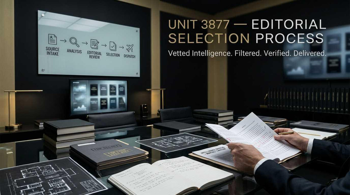 UNIT 3877 — STATION CHIEF ANNUAL ESPIONAGE FICTION SUBSCRIPTION