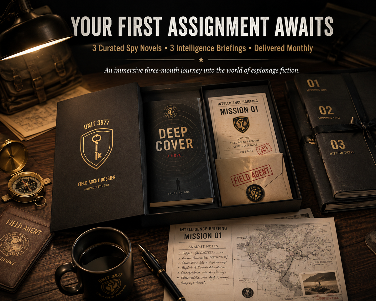 UNIT 3877 - FIELD AGENT THREE-MONTH ESPIONAGE FICTION SUBSCRIPTION