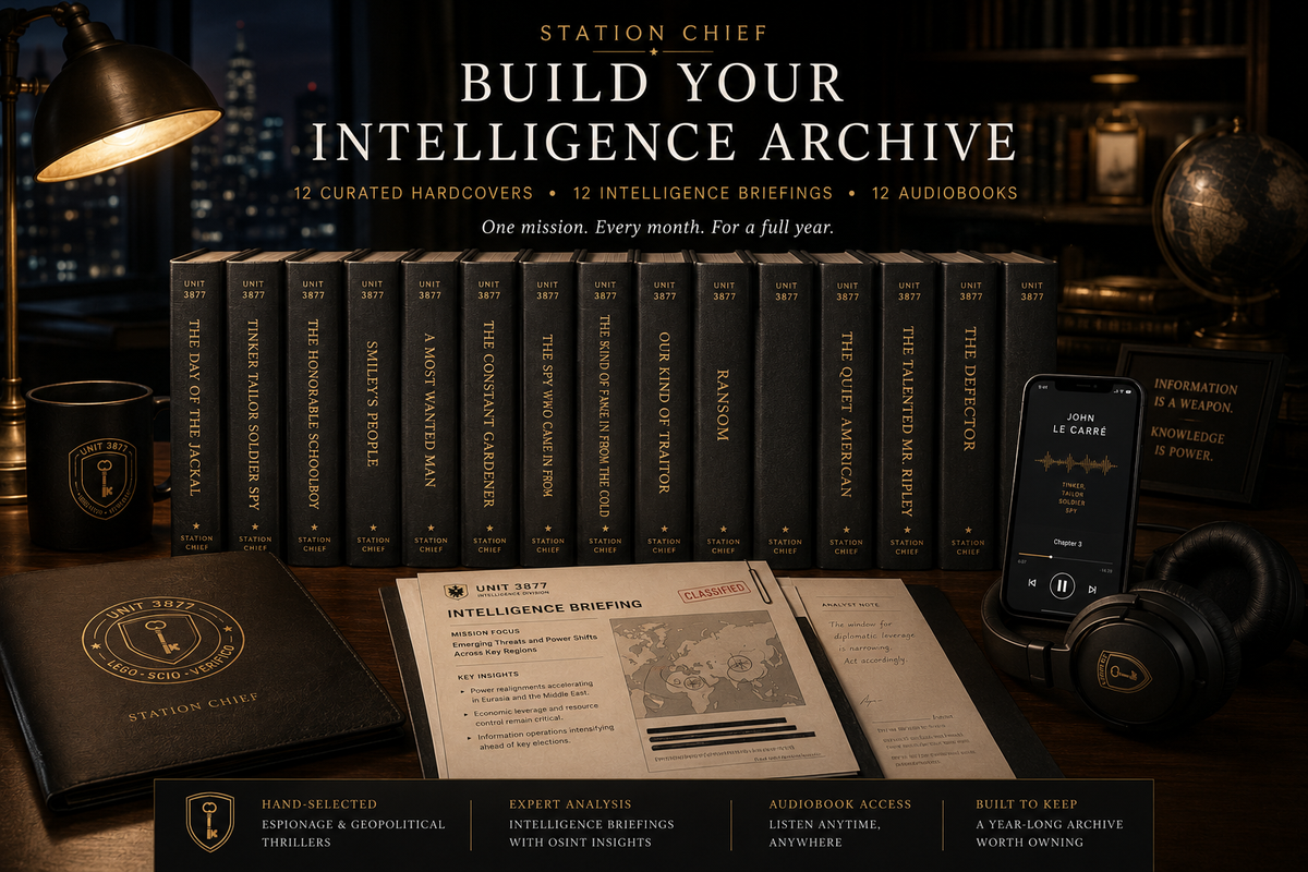UNIT 3877 — STATION CHIEF ANNUAL ESPIONAGE FICTION SUBSCRIPTION