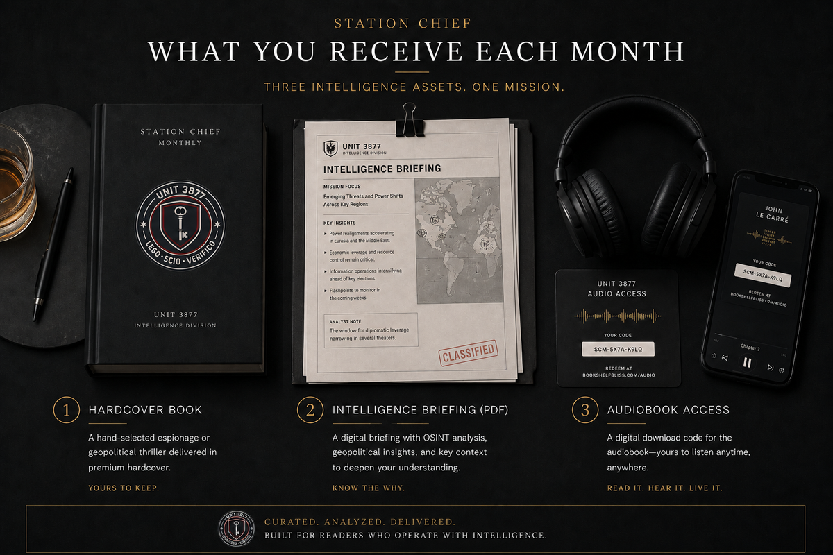 UNIT 3877 — STATION CHIEF ANNUAL ESPIONAGE FICTION SUBSCRIPTION