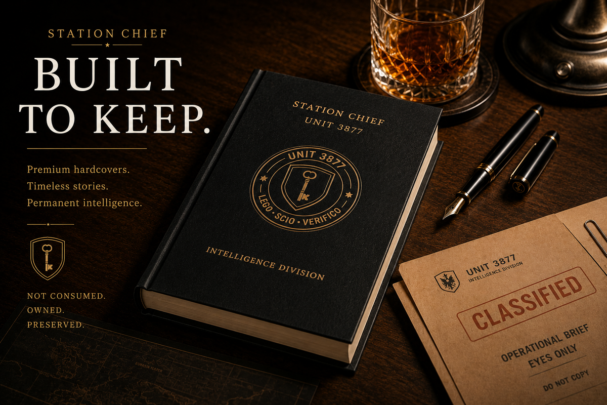 UNIT 3877 — STATION CHIEF ANNUAL ESPIONAGE FICTION SUBSCRIPTION